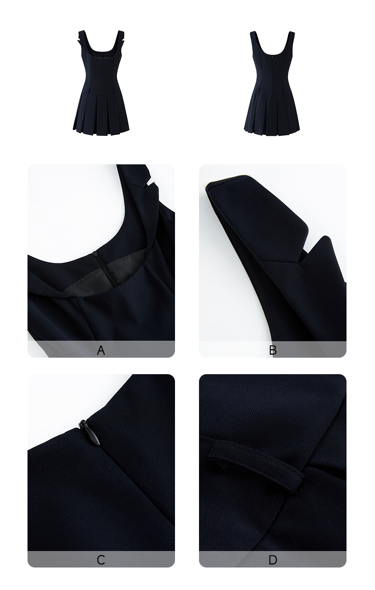 UP 'MODERN PREPPY' Laura Dress [2COLOR]
