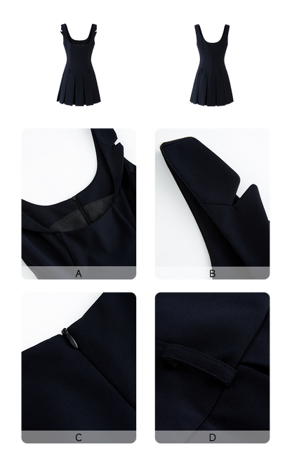 UP 'MODERN PREPPY' Laura Dress [2COLOR]